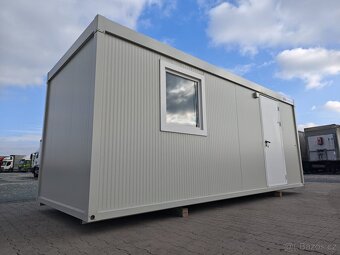 KANCELÁŘ, ZAHRADNÍ DOMEK 6.1x2.4m - 2 místnosti - 2