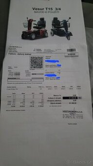 Elektrický invalidní vozík LPN Vesur T15-3 - 2