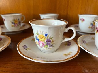Stará porcelánová čajová sada č. 3 - 2