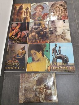 knihy Dějiny umění, sada, José Pijoán, 11ks - 2