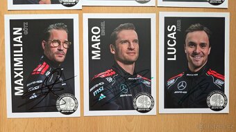 24H SPA 2025 Mercedes AMG GT 6 autogramkaret - 2