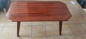 Retro konferenční stolek, masiv - 2