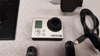 Outdoor kamera GoPro Hero 3, vodotěsné pouzdro a další přísl - 2