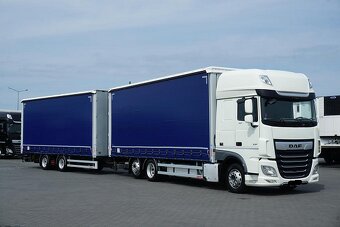 DAF XF480 6x2 - velkoobjemová souprava průjezdná - 2