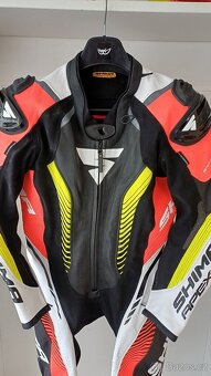 Kožená 1 - dílná kombinéza Shima Apex RS - 2