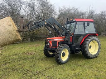 Zetor 5340 s čelním nakladačem s SPZ - 2
