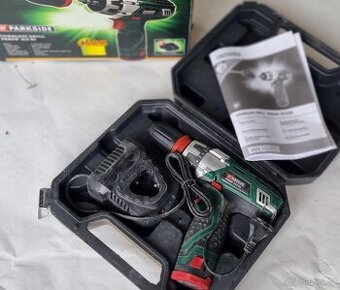 Aku vrtačka Parkside PABSW 10.8 A1 – kompletní sada v kufru - 2