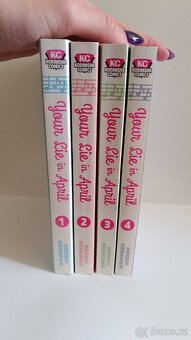 Manga Your Lie in April od Naoshi Arakawa vol. 1-4 - 2