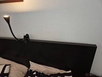 Postel IKEA malm černá 140cm - 2