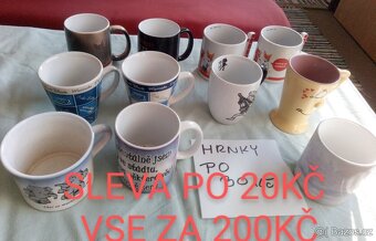 HRNKY,SKLO, PŮLLITR, TÁCY - 2