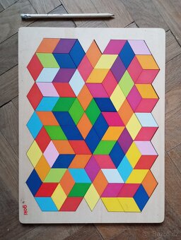 Dřevěné puzzle pro chytré děti - 2