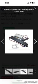 Nabíječka 30 port mobilů +zdarma 120 kabelů iPhone SLEVA 70% - 2