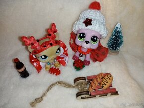 LPS - Littlest Pet Shop - Velká vánoční sada červená - 2