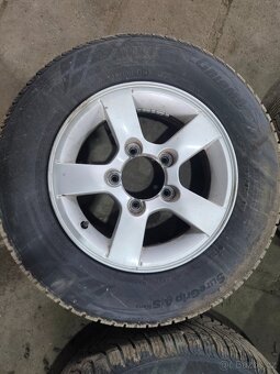 Sada ALU 5x139,7mm s pneu 205/70/15 - Jimny, Samurai - 2