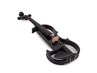 Černé elektrické housle Gear4Music - 2