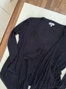 Tenký černý svetřík / kardigan, vel M, Up2fashion - 2