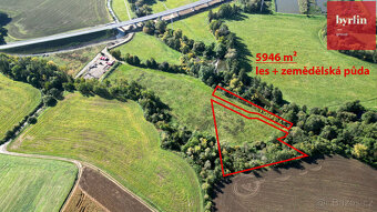 Prodej lesa a pole v obci Palhanec, Opava - Vávrovice - 2