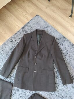 Dámský kalhotový kostýmek, vel. 38 (sako + 2x kalhoty) - 2