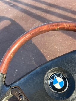 BMW E39 dřevený volant - Exclusive paket - 2