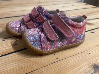 Barefoot dětské tenisky Koel - Danny Fantasy Fuchsia flowers - 2