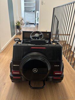 Elektrické autíčko Mercedes G63 AMG 4x4 EVA kola 12V7Ah čern - 2