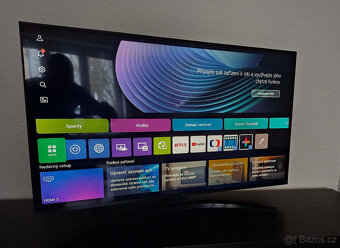 TV LG Úhlopříčka 43" (108cm)  Rozlišení 4K (3 840 x 2 160 p - 2