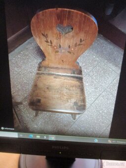 Starožitný set-lavice-3díly,stůl,2židle - 2