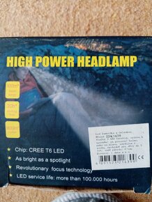 Čelovka CREE T6 LED - 2