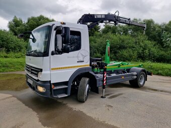 Mercedes Atego 1218 nosič kontejneru s hydraulickou rukou - 2