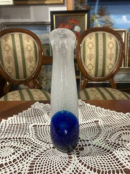 Váza hutní sklo František Špinar 1976 Škrdlovice - 2