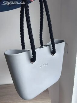 Obag mini lily grey black - 2