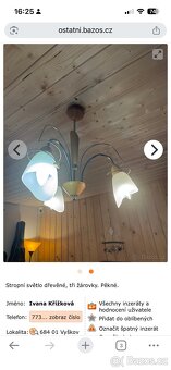 Stropní svítidlo, lustr. - 2