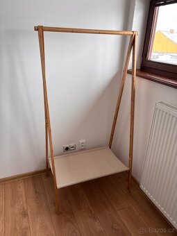 Stojan na oblečení - bambus - 2