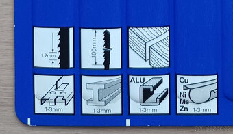 Plátky značky Berner pro přímočaré pily - 2