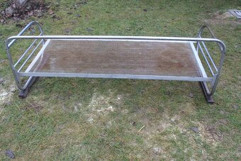 Retro chromovaný gauč - 2