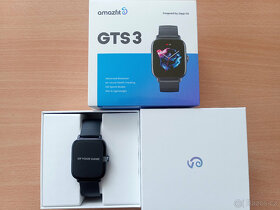 Chytré hodinky Amazfit GTS 3 Graphite Black, NOVÉ... - 2