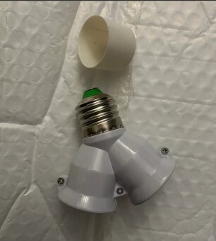 ADAPTÉR ROZBOČOVAČ Z E27 NA 2xE27 - 2