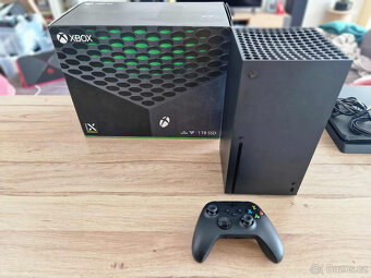 XBOX SERIES X 1TB Black – TOP stav, záruka 3/2026 (ALZA) - 2