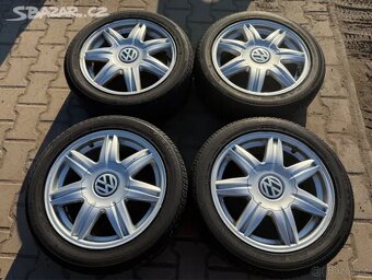4x al kola 5x100 16 + pneu letní 215/45 R16 - 2