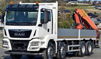 MAN TGS 35.500 - 8x4 - Valník + HR-PALFINGER PK 22002-EH C - 2