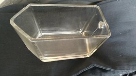 Retro skleněné nádoby na cukr, mouku, sůl - 2