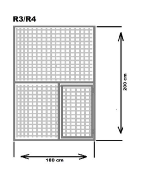 Hliníkové rámy na voliery, klece apod… - 2
