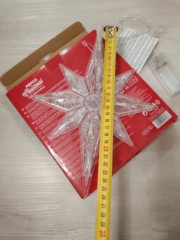 Vánoční hvězda na zavěšení - nová s visačkou - 2