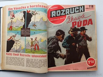 Časopisy Rozruch-vázané-western. - 2