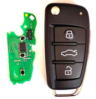 Klíč Audi A4 / S4 / 8E0837220 / 8E0837220K. - 2