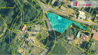 pozemek k výstavbě o vel. 1967 m2 v obci Dlouhá Lomnice - 2