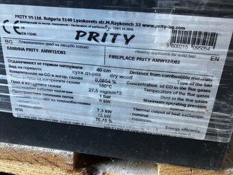 Krbová kamna Prity AM 12W - 2