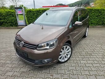 VW Touran 2.0 TDI 103W,1.Maj.159tis,Km,7.Míst,Highline,Tažné - 2