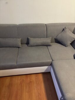 Rohová sedací souprava s úložným prostorem - 2