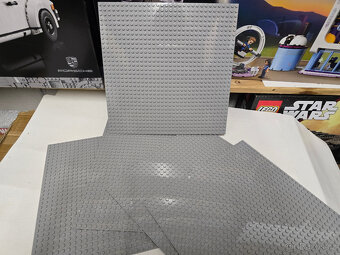 Velké Lego pláty / podložky na stavění - světle šedá - 2